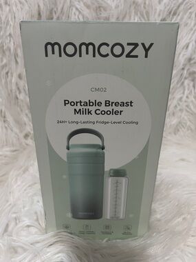 New Factory Sealed Momcozy CM02 Portable Breast Milk Cooler - Sage Green